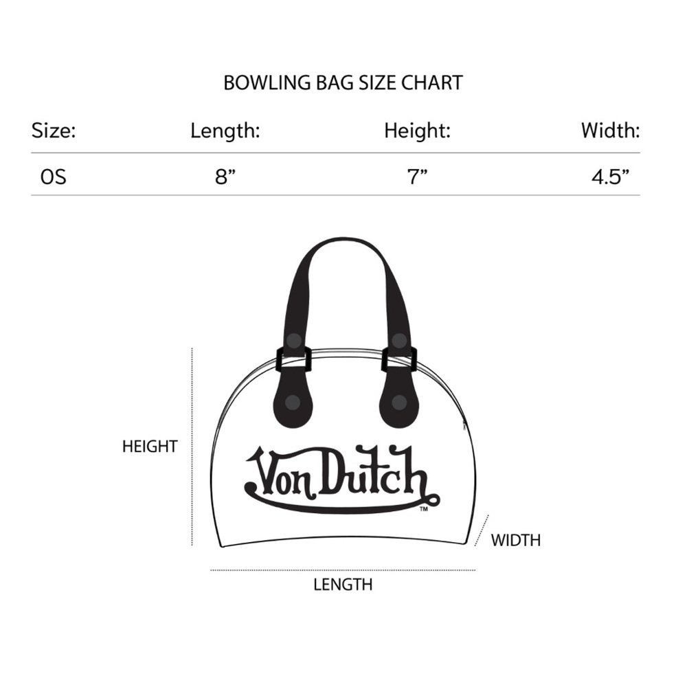 Von Dutch | Rose Metallic Gold Mini Bowling Bag - Picture 8 of 13
